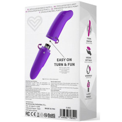 LATETOBED Stimulateur de clitoris Morton 13 x 2.5cm Violet